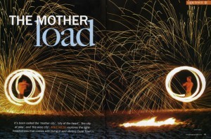 FireTribe on the beach in summer