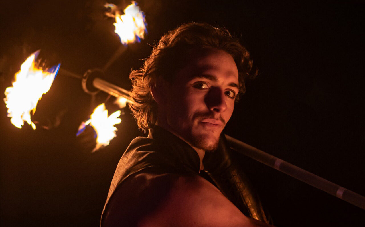 Halen Ray Erasmus firetribe dragon staff class classes learn fire cape town
